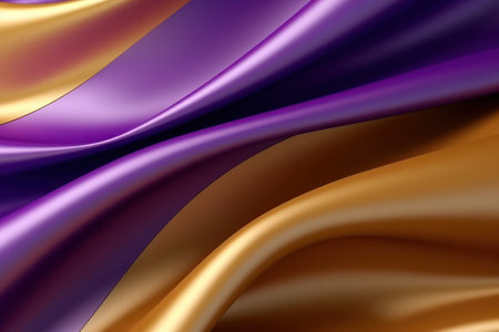 Colorful satin and drapery backgroundの素材