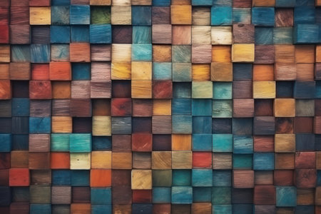 Wooden wall with texture backgroundの素材