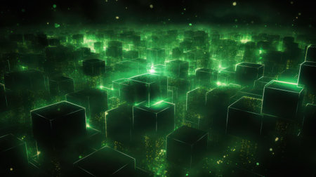 An abstract fractal backgroundの素材