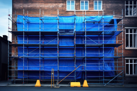 Scaffolding on constructionの素材