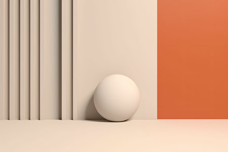 clean and minimalistic background with a single, centered line, representing simplicity and balanceの素材