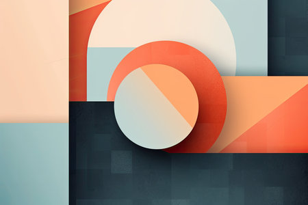 minimalistic abstract background with clean lines and geometric shapes, creating a sense of simplicity and modernityの素材