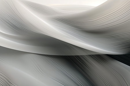 modern and minimalistic background with intersecting curved lines, creating a sense of flow and movementの素材