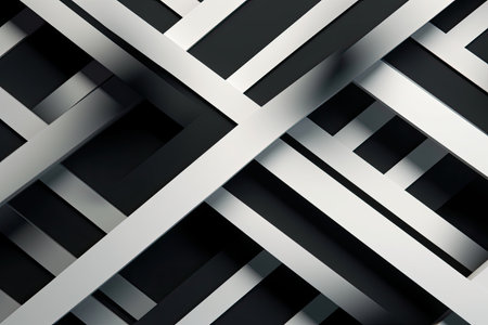 modern and minimalistic background with intersecting diagonal stripes, creating a sense of movement and dynamismの素材
