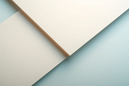 tranquil minimalistic background with a single diagonal line, creating a sense of serenity and balanceの素材