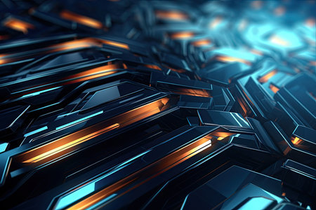 sleek minimalistic background with futuristic elements and high-tech textures, portraying the cutting-edge advancements in technology and designの素材