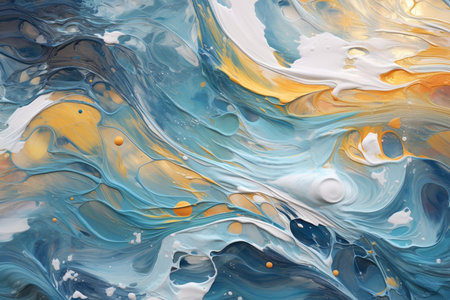 dance of swirling water ripples and reflections, creating a serene and captivating abstract compositionの素材