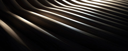 Panorama of mesmerizing play of light and shadow on a textured surface, revealing hidden depths and nuancesの素材
