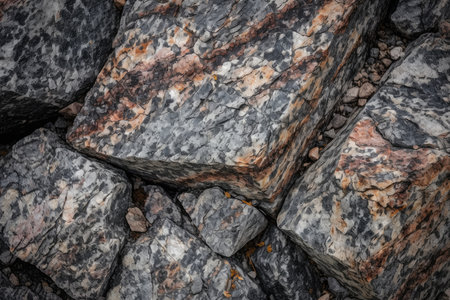 Gorgeous Granite Rock Texture with Speckled Crystals and Flecksの素材