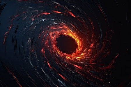 Swirling Vortex of Light and Dark in futuristic wallpaperの素材