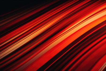 striking gradient of fiery red and orange stripes evoking a sense of passion and energyの素材