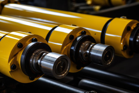Powerful Pillars: A Macro Perspective on Hydraulic Cylinders, the Backbone of Industrial Machinery, Showcasing their Vital Role in Precision Manufacturingの素材