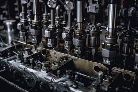 Unveiling the Intricate Network: Exploring the Hydraulic System of a Fatigue Testing Machine for Endurance and Durability Analysisの素材