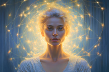 Inner Light: Portraits that Illuminate the Unique Spirit and Radiance of Each Individualの素材