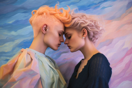 Fluid Love: Portraits Capturing the Beauty and Complexity of Non-Binary Relationshipsの素材