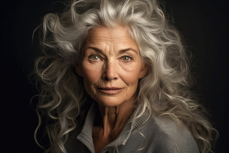 Ageless Beauty: Portraits Showcasing the Grace, Wisdom, and Timeless Appeal of Older Individualsの素材