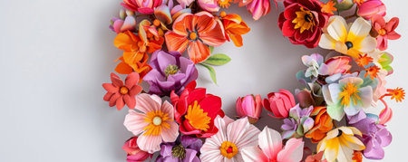 DIY Spring Delight: Colorful Easter Egg Wreath Kits for a Joyful Seasonal Decorationの素材