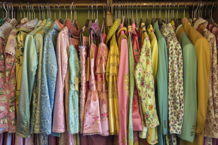 Spring's Best: A Diverse Selection of Easter Attire for the Whole Family on Displayの素材