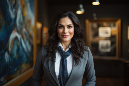 Ingenious Minds Unveiled: An Inspiring Business Portrait on a Captivating Chalkboard Canvasの素材