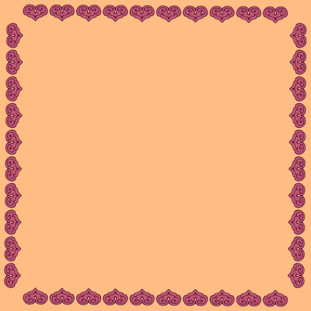 Stylization Framework.  Illustration abstract framework. Template for Greeting Card.の写真素材