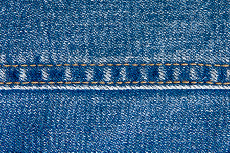 blue fabric jeans background close upの写真素材