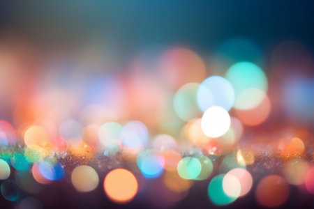 christmas color bokeh backgroundの素材