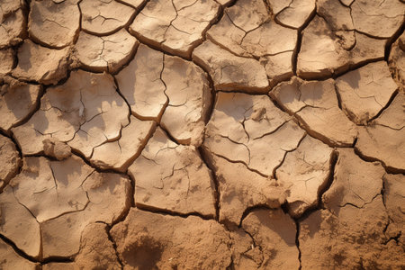 background cracked earthの素材