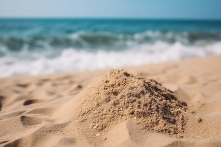 Sand on the seashoreの素材