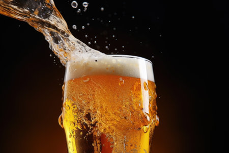 Fresh cold beer.の素材