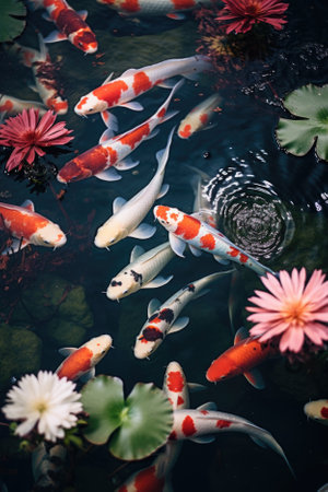 Fish sea background in the ocean.の素材