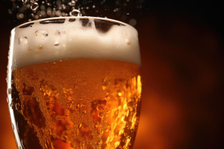 Fresh cold beer.の素材