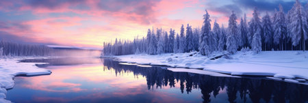 Winter Landscape.の素材