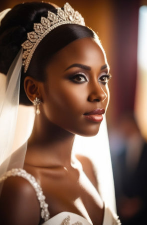 Black Girl Bride.の素材