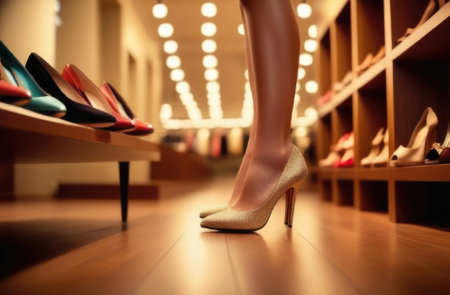 Women's clothing and footwear store.の素材