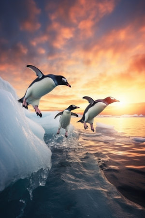 cute penguin.の素材