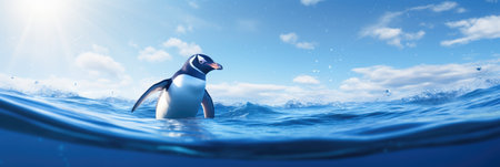 cute penguin.の素材