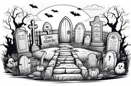 halloween pattern.の素材