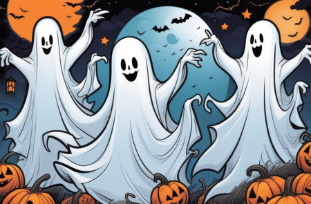 halloween pattern.の素材