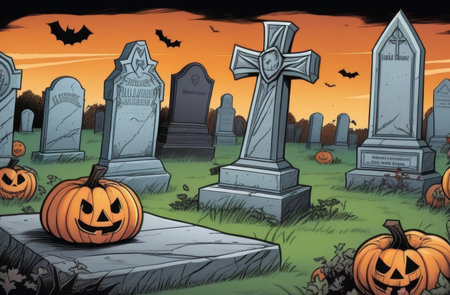 halloween pattern.の素材