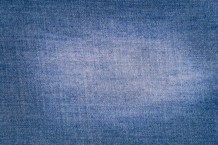 Blue Denim Texture Background Close Up.の写真素材