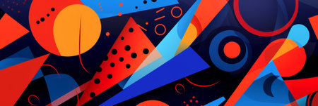 Abstract Geometric Background.の写真素材
