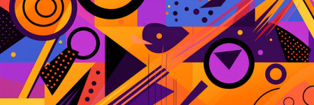 Abstract Geometric Background.