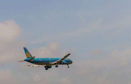 Kuala Lumpur Internal Airport, Malaysia, 7th March, 2017,  Vietnam Airlines aircraft landing at the...