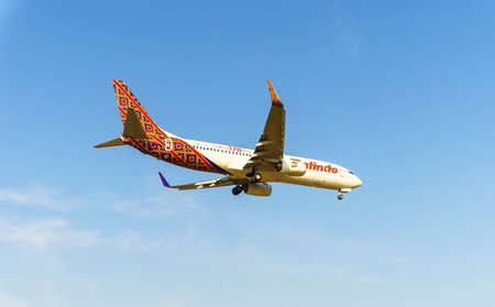 Kuala Lumpur Internal Airport, Malaysia, 8th March, 2017, Malindo Air  aircraft landing at the...