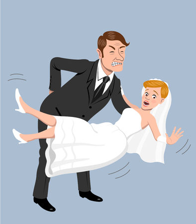 Back painのイラスト素材