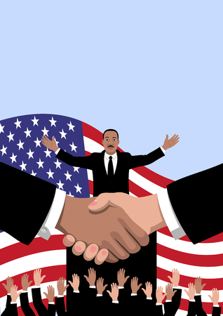 Martin Luther King Dayのイラスト素材