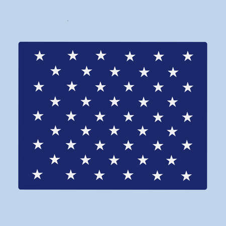 Simple star illustration vector design in blue suitable for logo designs, icons, stickers, brands, mascots, and t-shirt screen printingのイラスト素材