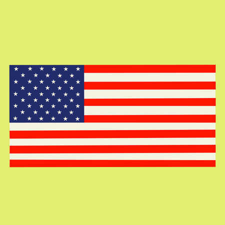 The vector of the American flag is suitable for logo designs, icons, strikers, brands, and t-shirt screen printingのイラスト素材