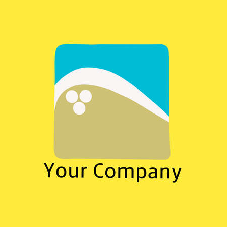 Your company name logo illustration vector design is suitable for brand, icon, mascot designのイラスト素材