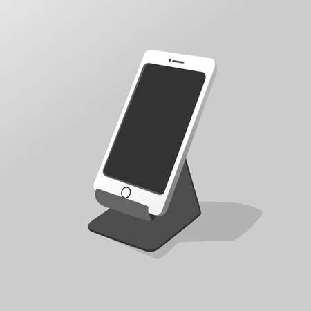 Smartphone with Standのイラスト素材